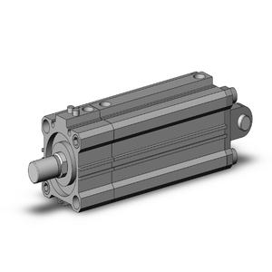 SMC VALVES CDLQD40-75DCM-B Compact Cylinder, 40 mm Size, Double Actinging, Auto Switcher | AN8ZGL