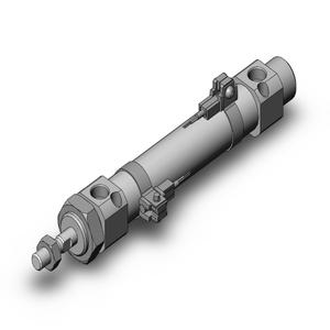 SMC VALVES CDM2B20-75AZ-A93L Zylinder, 20 mm Größe, doppeltwirkender automatischer Umschalter | AP2KWE