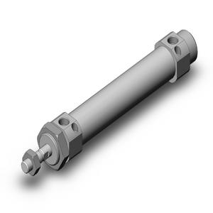 SMC VALVES CDM2B25-100AZ Zylinder mit rundem Körper, 25 mm Größe, doppeltwirkender automatischer Umschalter | AN9UJV