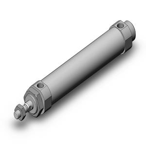 SMC VALVES CDM2B32-125Z Zylinder mit rundem Körper, 32 mm Größe, doppeltwirkender automatischer Umschalter | AN9MEL