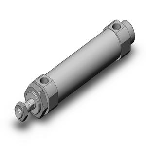 SMC VALVES CDM2B40-100Z Round Body Cylinder, 40 mm Size, Double Acting Auto Switcher | AP2CWX