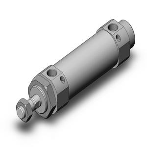 SMC VALVES CDM2B40-50AZ Round Body Cylinder, 40 mm Size, Double Acting Auto Switcher | AN9WRB