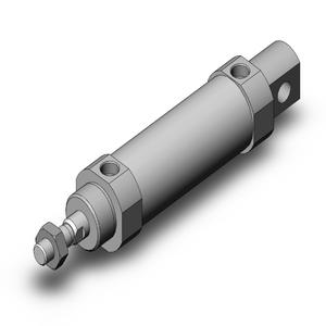 SMC VALVES CDM2E32-50Z Zylinder mit rundem Körper, 32 mm Größe, doppeltwirkender automatischer Umschalter | AN9KEU