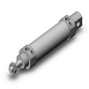 SMC VALVES CDM2E32-75AZ Round Body Cylinder, 32 mm Size, Double Acting Auto Switcher | AP2MRG