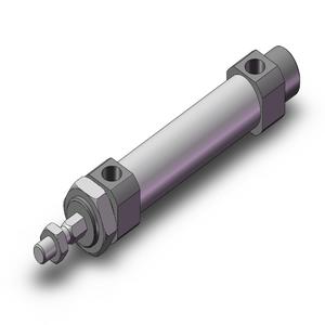SMC VALVES CDM2KB20-50Z Round Body Cylinder, 20 mm Size, Non Rotating Auto Switch | AP2ZTC