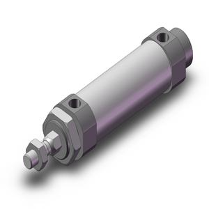 SMC VALVES CDM2KB32-50Z Zylinder mit rundem Körper, 32 mm Größe, nicht rotierender Signalgeber | AN9WTG