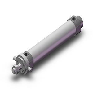 SMC VALVES CDM2KU40-150Z Runder Zylinder, 40 mm Größe, nicht rotierender Signalgeber | AN8MXH