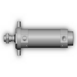 SMC VALVES CDM2U40-50AZ-XC4 Zylinder mit rundem Körper, 40 mm Größe | AN7QZH