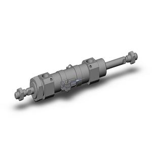 SMC VALVES CDM2WB20-25AZ-M9BL Cylinder, 20 mm Size, Double Rod Auto Switcher | AP2RCX