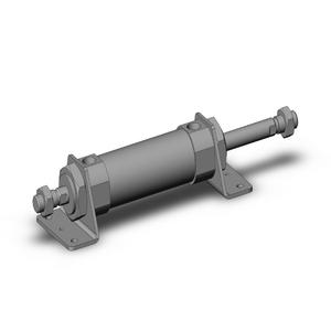 SMC VALVES CDM2WL40-50Z Cylinder, 40 mm Size, Double Rod Auto Switcher | AP3BGD