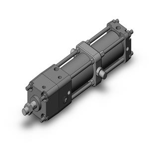 SMC VALVES CDNA2T63-200-D Zylinder, 63 mm Größe, doppeltwirkender automatischer Umschalter | AP2ZYZ