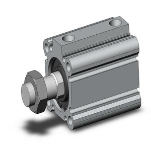 SMC VALVES CDQ2A32-25DMZ Compact Cylinder, 32 mm Size, Double Acting Auto Switcher | AN2VVU