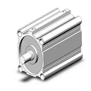 SMC VALVES CDQ2B140-175DCMZ Compact Cylinder, 140 mm Size, Double Acting Auto Switcher | AN8UPM