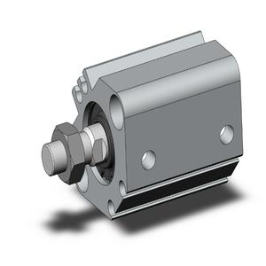 SMC VALVES CDQ2B20-10DCMZ Kompaktzylinder, 20 mm Größe, doppeltwirkender automatischer Umschalter | AN8YUW