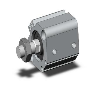 SMC VALVES CDQ2B25-5DCMZ Zylinder, 25 mm Größe, doppeltwirkender automatischer Umschalter | AN8YDZ