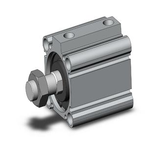 SMC VALVES CDQ2B40-20DCMZ Compact Cylinder, 40 mm Size, Double Acting Auto Switcher | AN7QFX