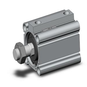 SMC VALVES CDQ2B40-30DCMZ-A93L Compact Cylinder, 40 mm Size, Double Acting Auto Switcher | AN9EQB