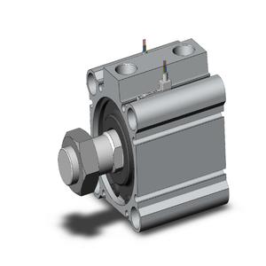 SMC VALVES CDQ2B50-20DCMZ-A93VL Kompaktzylinder, 50 mm Größe, doppeltwirkender automatischer Umschalter | AN7TFW