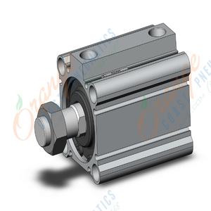 SMC VALVES CDQ2B50-40DCMZ-M9BWL Compact Cylinder, 50 mm Size, Double Acting Auto Switcher | AP2YYQ