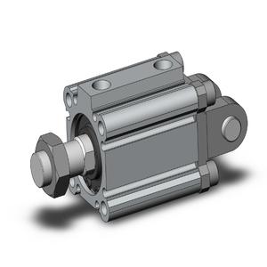 SMC VALVES CDQ2D32-20DMZ Kompaktzylinder, 32 mm Größe, doppeltwirkender automatischer Umschalter | AN7ERP