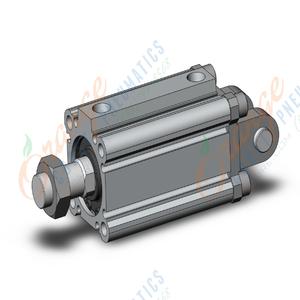 SMC VALVES CDQ2D32-40DMZ Kompaktzylinder, 32 mm Größe, doppeltwirkender automatischer Umschalter | AP2KPU