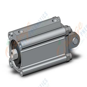 SMC VALVES CDQ2D40-50DZ Kompaktzylinder, 40 mm Größe, doppeltwirkender automatischer Umschalter | AN8EDP