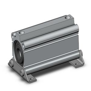 SMC VALVES CDQ2L50-100DZ Kompaktzylinder, 50 mm Größe, doppeltwirkender automatischer Umschalter | AN6HFY