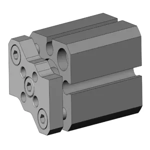 SMC VALVES CDQMB12-10 Compact Cylinder, 12 mm Size, Double Acting Auto Switcher | AM9CUA