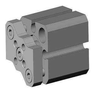SMC VALVES CDQMB12-5 Kompaktzylinder, 12 mm Größe, doppeltwirkender automatischer Umschalter | AM4CGK