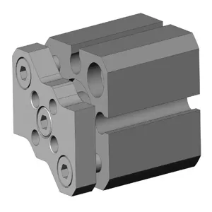 SMC VALVES CDQMB12-5 Compact Cylinder, 12 mm Size, Double Acting Auto Switcher | AM4CGK