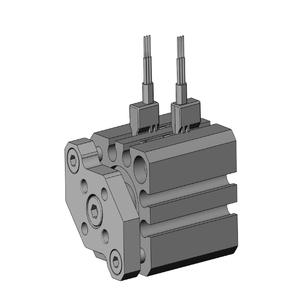 SMC VALVES CDQMB16-10-M9PVSAPC Compact Cylinder, 16 mm Size, Double Actinging. Auto Switcher | AN9ZKM
