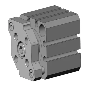 SMC VALVES CDQMB25-5 Compact Cylinder, 25 mm Size, Double Acting Auto Switcher | AM9CUB