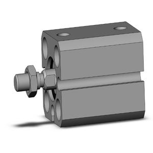SMC VALVES CDQSB12-10DM Compact Cylinder, 12 mm Size, Double Acting Auto Switcher | AM4DTF