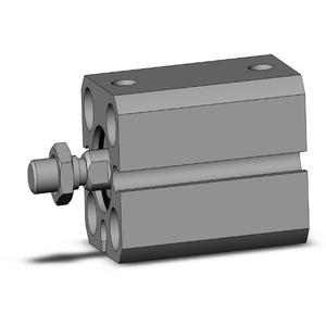 SMC VALVES CDQSB12-15DM Kompaktzylinder, 12 mm Größe, doppeltwirkender automatischer Umschalter | AL4JPU