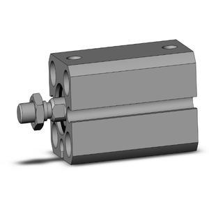 SMC VALVES CDQSB12-20DCM Kompaktzylinder, 12 mm Größe, doppeltwirkender automatischer Umschalter | AM7XLE