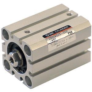SMC VALVES CDQSB25NN-35DC Compact Cylinder, 25 mm Size, Double Acting Auto Switcher | AM9URU