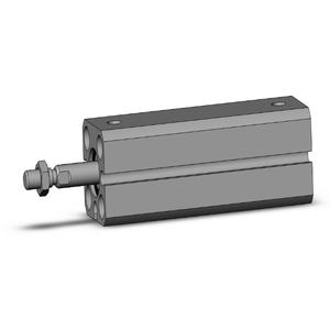SMC VALVES CDQSB12-40DCM Kompaktzylinder, 12 mm Größe, doppeltwirkender automatischer Umschalter | AN7ELE