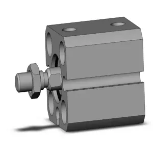 SMC VALVES CDQSB12-5DCM Compact Cylinder, 12 mm Size, Double Acting Auto Switcher | AL9LNP