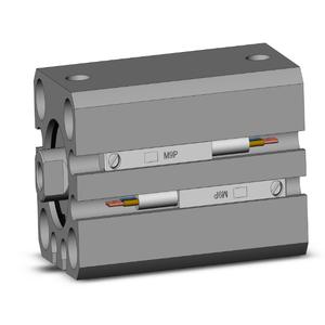SMC VALVES CDQSB16-25D-M9P Kompaktzylinder, 16 mm Größe, doppeltwirkender automatischer Umschalter | AN2XGJ