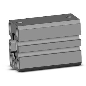 SMC VALVES CDQSB16-30D Kompaktzylinder, 16 mm Größe, doppeltwirkender automatischer Umschalter | AM4GGL