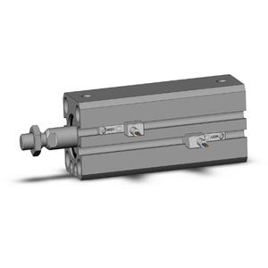 SMC VALVES CDQSB16-50DCM-M9BVL Compact Cylinder, 16 mm Size, Double Acting Auto Switcher | AN3UDZ