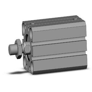 SMC VALVES CDQSB20-25DM Compact Cylinder, 20 mm Size, Double Acting Auto Switcher | AM3JJD