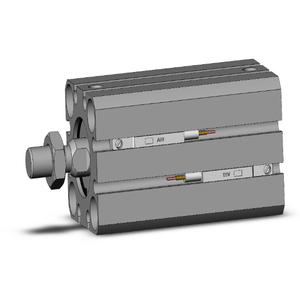 SMC VALVES CDQSB20-35DM-A93 Compact Cylinder, 20 mm Size, Double Acting Auto Switcher | AM9CUL