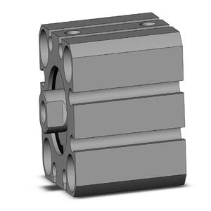 SMC VALVES CDQSB20-5DC Kompaktzylinder, 20 mm Größe, doppeltwirkender automatischer Umschalter | AM9URK