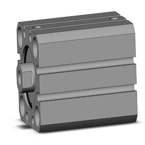 SMC VALVES CDQSB25-20D Kompaktzylinder, 25 mm Größe, doppeltwirkender automatischer Umschalter | AM9URN