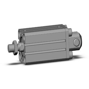 SMC VALVES CDQSD25-35DM Compact Cylinder, 25 mm Size, Double Acting Auto Switcher | AM9URW