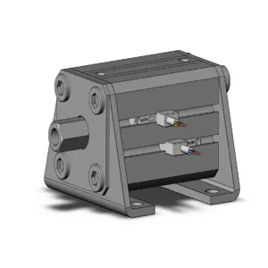 SMC VALVES CDQSKL25-25D-M9PV Compact Cylinder, 25 mm Size, Non Rotating Auto Switcher | AM9URZ