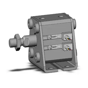 SMC VALVES CDQSL16-5DM-M9BVL Compact Cylinder, 16 mm Size, Double Acting Auto Switcher | AP2RFE