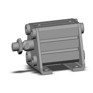 SMC VALVES CDQSL20-20DM Kompaktzylinder, 20 mm Größe, doppeltwirkender automatischer Umschalter | AN7VKX