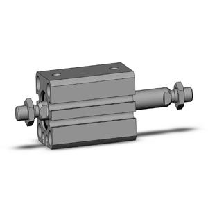 SMC VALVES CDQSWB16-20DM Compact Cylinder, 16 mm Size, Double Rod Auto Switcher | AM7ABW